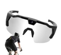 Lunettes De Caméra 1080P pour Le Cyclisme, Lunettes De Soleil avec Caméra, Audio Et Vidéo, pour Cyclistes, Snowboarders, Randonneurs, Vloggers, Course, Ski, Camping, Pêche