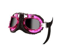 Lunettes de chien Protection des yeux Lunettes de soleil Protection contre le vent Personnalité Chiot Lunettes pour petits et médias Chiots Argent Protection des yeux