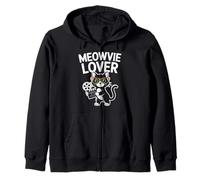 Lunettes de cinéma Meowvie Lover Cat avec Moulinet et Clapperboard Sweat à Capuche