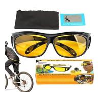 Lunettes De Conduite Anti-éblouissantes - Verres De Sécurité Coupe-vent, Lunettes De Conduite Anti-éblouissantes Pour La Nuit | Pour Le Brouillard De Sable Crépuscule Marche Cyclisme Hommes Femmes