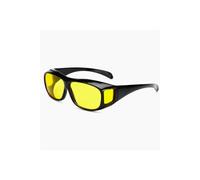 Lunettes de Conduite de Nuit Anti-Eblouissement - Surlunettes Soleil Jour & Nuit - Réduction des Reflets - Compatible Lunettes de Vue -