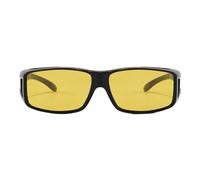 Lunettes de conduite de nuit, lunettes de polarisées anti-éblouissantes, aide à la vision à lentille réglable, protection des yeux extérieure légère, idéales pour les femmes et les hommes, cond