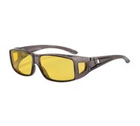 Lunettes de conduite de nuit - Lunettes de soleil polarisées anti-reflet avec protection UV réglable pour une vision claire de la route | Lunettes contrastées améliorées pour la conduite, la pêche, le