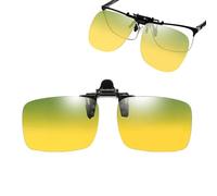 Lunettes de Conduite de Nuit Polarisées à Clipser pour Homme et Femme, Lunettes de Conduite de Nuit, Minimisent Efficacement l'Éblouissement des Phares Venant en Sens Inverse