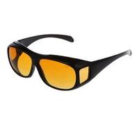 Lunettes de Conduite de Nuit - Sur-lunettes Vision Nocturne Anti-Éblouissement - Mixte Adulte - Straße Tech Jaune G