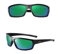 Lunettes de conduite polarisées et miroirs Camerazar pour hommes, brillantes, taille universelle