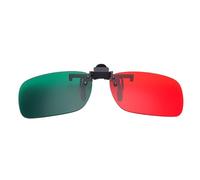 Lunettes de correction de couleur verte pour enfants - Clip précis - Test de vision - Améliore la vision des enfants