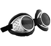 Lunettes De Costume D'Aviateur Argenté Radioactif Pour Adulte