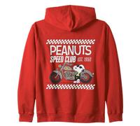 Lunettes de Course rétro Peanuts Speed Bumps Snoopy Biker Club Sweat à Capuche