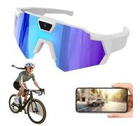 Lunettes de cyclisme 4K Ultra HD avec caméra, lunettes de soleil avec caméra pour hommes et femmes, nouvelles lunettes de sport de protection 2026 avec 64 Go de mémoire pour la course, la c Dazzling1