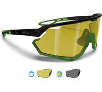 Lunettes De Cyclisme Vtt Running Sport Pour Hommes Femmes En Tr90 Protection 100% Uv Grand Verre Antibuée Mod. Alpha[Z2091]