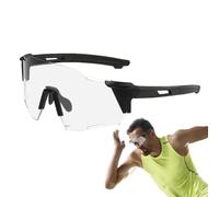 Lunettes de de sport polarisées - Lunettes de vélo coupe-vent et anti-poussière - Accessoires pour améliorer la vision sportive avec protection UV - Lunettes de légères et performances