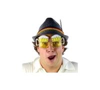 Lunettes de déguisement en forme de chope de bière - Accessoire carnaval soirée à theme déguisée humour