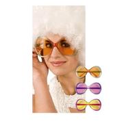 Lunettes de déguisement hippie teintées - BOLAND - Accessoire mixte pour soirée à thème 70's