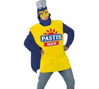 Lunettes de farce Pastis Man jaune-bleu
