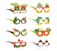 Lunettes De Fête 8 Pièces, Décorations De Fête D'Été, Lunettes Photo De Fête, Accessoires De Lunettes De Costume, Accessoires Photo