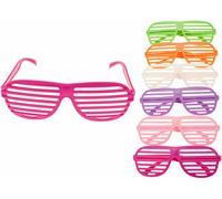 Lunettes de fête Lunettes Atzen Shutter Shades Costume Lunettes à grille 15.5 cm
