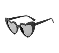Lunettes de forme de coeur - Nuances de mode à la mode portables, lunettes mignonnes transparentes | Lunettes de soleil audacieuses du festival UV, accessoires de fête de la fête pop, regard accrocheu