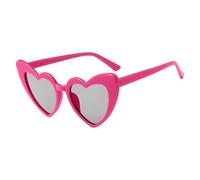 Lunettes de forme de coeur - Nuances de mode à la mode portables, lunettes mignonnes transparentes | Lunettes de soleil audacieuses du festival UV, accessoires de fête de la fête pop, regard accrocheu