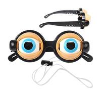 Lunettes de globe oculaire drôle | Creative Big Eye Costume Eyewear | Accessoires de selfie hilarants pour Halloween Dress Up Party Birthday Photography | Cosplay Role Play Events thème accessoires