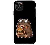 Lunettes de Hamburger, Motif Taupe, Dessin animé Coque pour iPhone 11 Pro Max