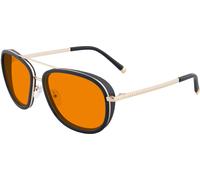 Lunettes de jeu et d'ordinateur GUNNAR - DUME - Couleur de la monture : Or, Teinte de l'écran : Amber Max (Bloque 95% de la lumière bleue & 100% de la lumière UV) - Lunettes bloquant la lumière bleue