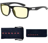 Lunettes de jeu et d'ordinateur GUNNAR - Intercept, monture onyx, verres ambre - 65% de protection contre la lumière bleue et 100% contre les UV - puissance + 2.0 - Lunettes premium contre la lumière
