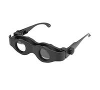 Lunettes de Jumelles de Pêche, 3X Professional Hands Off Binocular Lunes pour la Pêche, Manuel de Filtre Jaune Focus de Lunettes D'opéra pour L'observation des Oiseaux, la