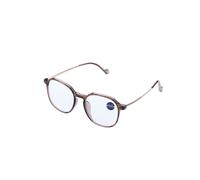 Lunettes de lecture à monture complète marron thé transparent - 350d