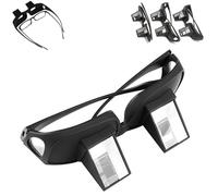 Lunettes de lecture à prisme, lunettes paresseuses 90° Lunettes à prisme couchées Lunettes de lecture horizontales for lit Haute définition for lire, regarder la télévision, les téléphones(L)