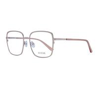Lunettes de lecture carrées - GUESS - Doré Pâle - Largeur lentille 54 mm - Largeur pont 18 mm - Longueur bras 135 mm