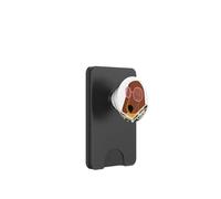 Lunettes de Lecture de Journal drôle Chien Rose PopSockets PopWallet pour MagSafe