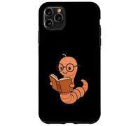 Lunettes de Lecture drôles Ringard Mignon vers de bibliothèque Coque pour iPhone 11 Pro Max