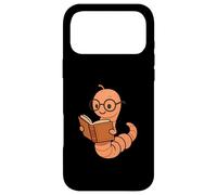 Lunettes de Lecture drôles Ringard Mignon vers de bibliothèque Coque pour iPhone 17 Pro Max