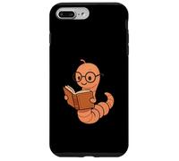 Lunettes de Lecture drôles Ringard Mignon vers de bibliothèque Coque pour iPhone 7 Plus/8 Plus