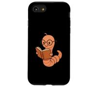 Lunettes de Lecture drôles Ringard Mignon vers de bibliothèque Coque pour iPhone SE (2020) / 7/8