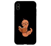 Lunettes de Lecture drôles Ringard Mignon vers de bibliothèque Coque pour iPhone XS Max