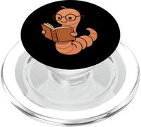 Lunettes de Lecture drôles Ringard Mignon vers de bibliothèque PopSockets PopGrip pour MagSafe