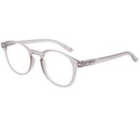 Lunettes de lecture extra plates en plastique MR52 avec charnière à ressort et étui beige + 1,00 dpt