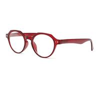 Lunettes de lecture fantaisie rouge tendance Malo - Taille: Dioptrie 3,5 - Couleur: Rouge - Mixte