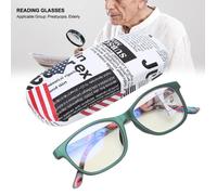 Lunettes de lecture multifocales - VVIKIZY - Modèle anti-fatigue - Couleur verte - Unisexe - +100
