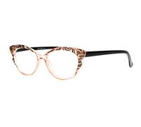 Lunettes de lecture Papillon Dorées et Noires Femme Tendance Buty - Taille: Dioptrie 3,5 - Couleur: Jaune - Femme