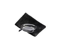 Lunettes de lecture pliables, sans monture, métal, gris acier, + 3,0 dpt