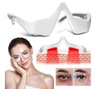 Botanique-Paris Lunettes de massage par lumière sous les yeux, 2 modes de thérapie par la lumière pour les yeux, avec massage des yeux pour soulager la fatigue oculaire, poches sous les yeux, cernes