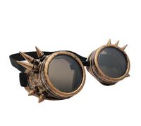 Lunettes de maquillage unisexes - 12 x 6 cm - Style punk - Style antique - Tenue fantaisie avec bande élastique - Inspiration rétro - Ajoute une présence spectaculaire