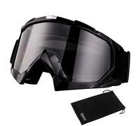 Lunettes de moto de qualité supérieure - Anti-buée - Anti-UV - Avec double lentille - Rembourrage en mousse - Pour activités de plein air - Ski - Cyclisme - Snowboard - Randonnée - Protection des yeux