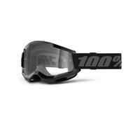 Lunettes de moto MTB ENDURO ATV STRATA 2 WHITE - 100% transparent