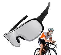 Lunettes De Moto Pour Hommes - Masques Pour VTT Et Motocross,Protection Oculaire Solaire de Sécurité Ergonomique avec Anti-Buée pour les Travaux de Construction, le Ski, la Course à Pied et les Loisir
