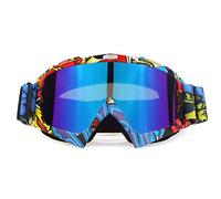 Lunettes de Motocross Masques et Lunettes de Ski Lunettes de Protection Coupe-Vent pour Moto Tout-Terrain, VTT pour Adultes Et Jeunes