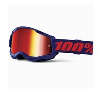 Lunettes De Motocross MX Strata 2 100% VTT NAVY CLAR / MIROIR